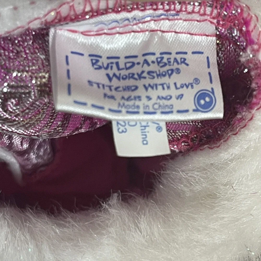 Build A Bear Pink and Blue Ice Skating Outfits With Ear Muffs Baton Lot of‎ 2